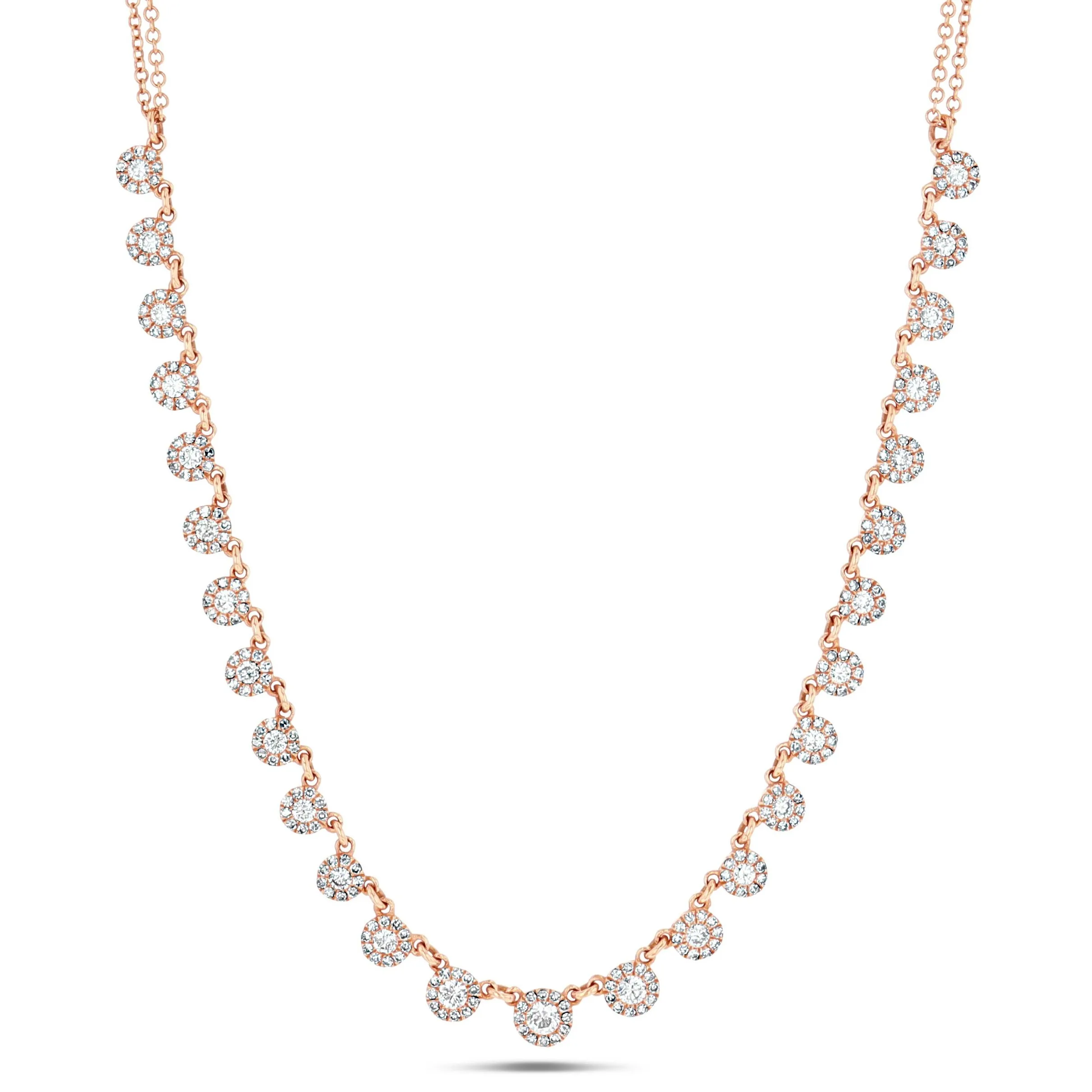 Dazzle Diamond Circle Choker