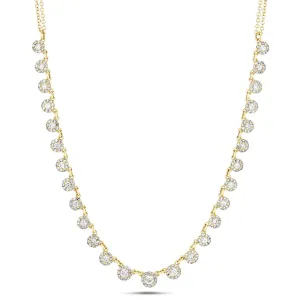 Dazzle Diamond Circle Choker