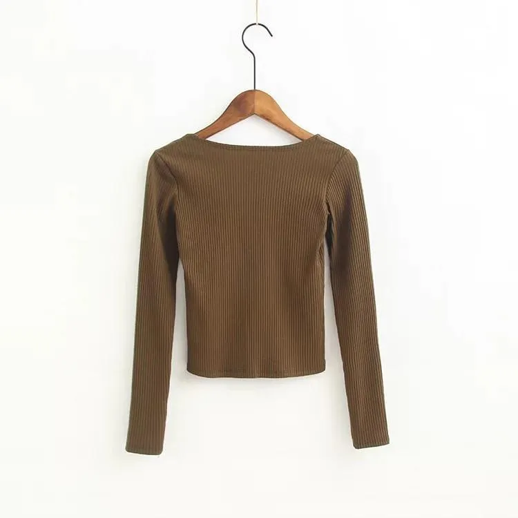 Deep V-Neck Shirt