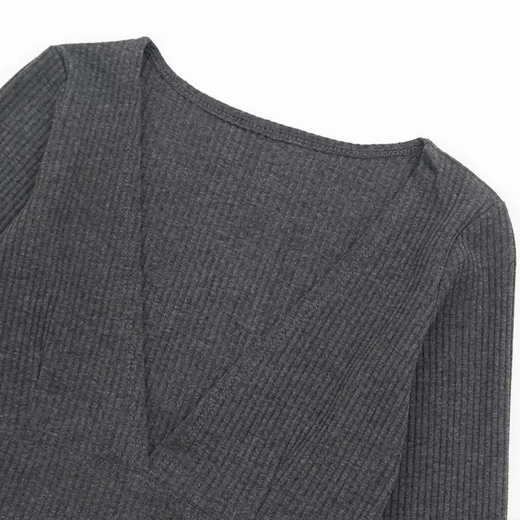 Deep V-Neck Shirt