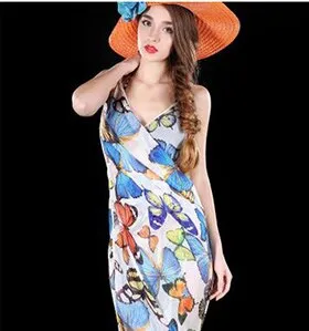 Deep V Wrap Chiffon Swimwear Bikini Cover Up  Strap   Flower  Sarong Beach Dress  Shawl  Scarf Free Shipping