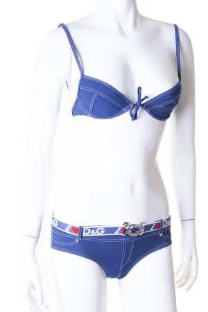 Denim-Look Bikini