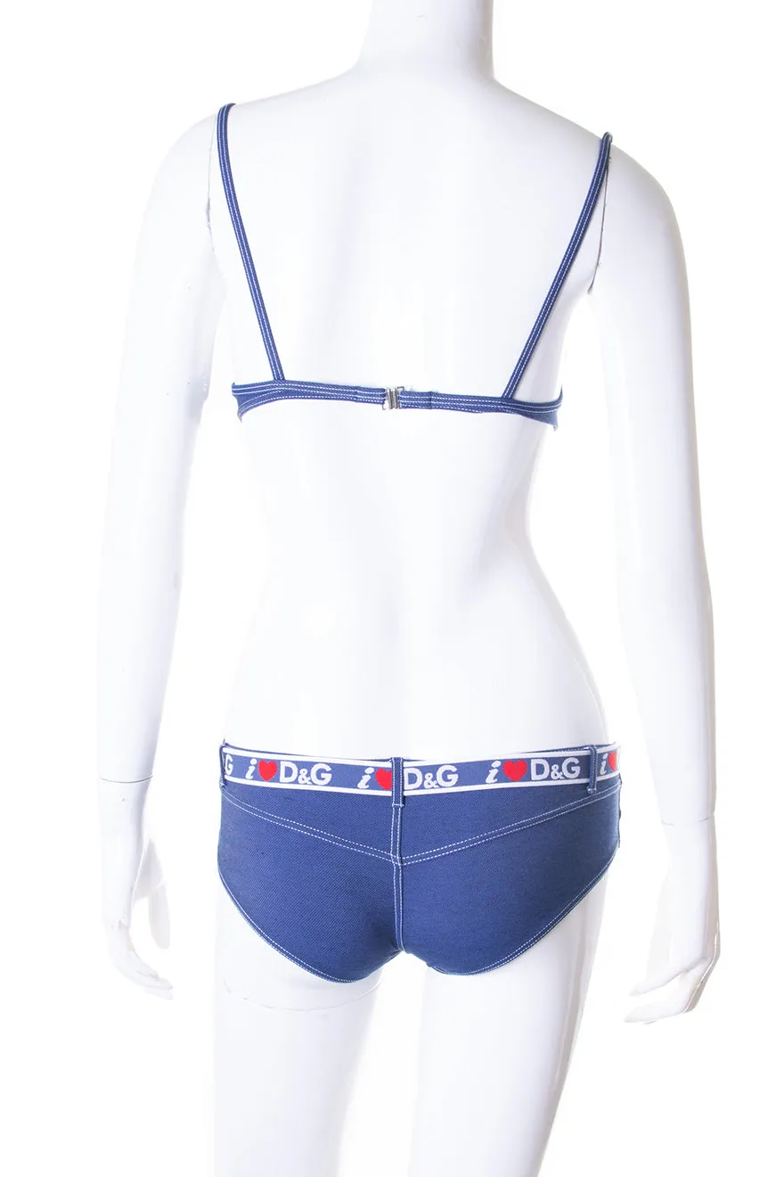 Denim-Look Bikini
