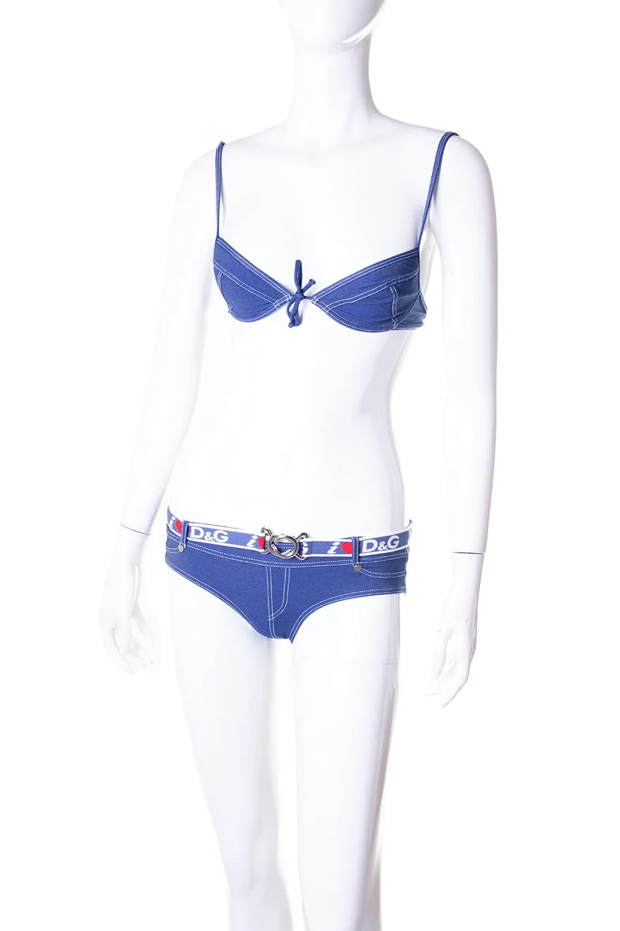 Denim-Look Bikini