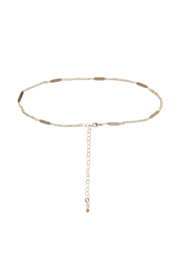 Desert Essence Chain Choker in Gold