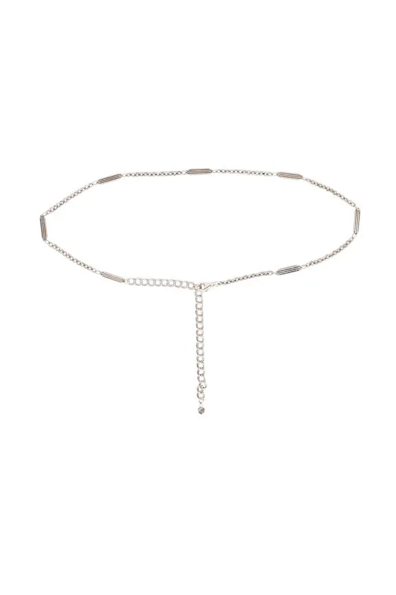 Desert Essence Chain Choker in Silver