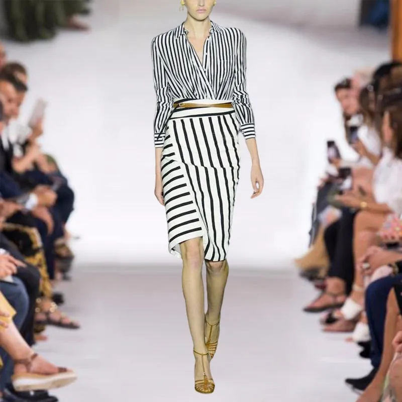 Designer Women Summer Skirt Suit