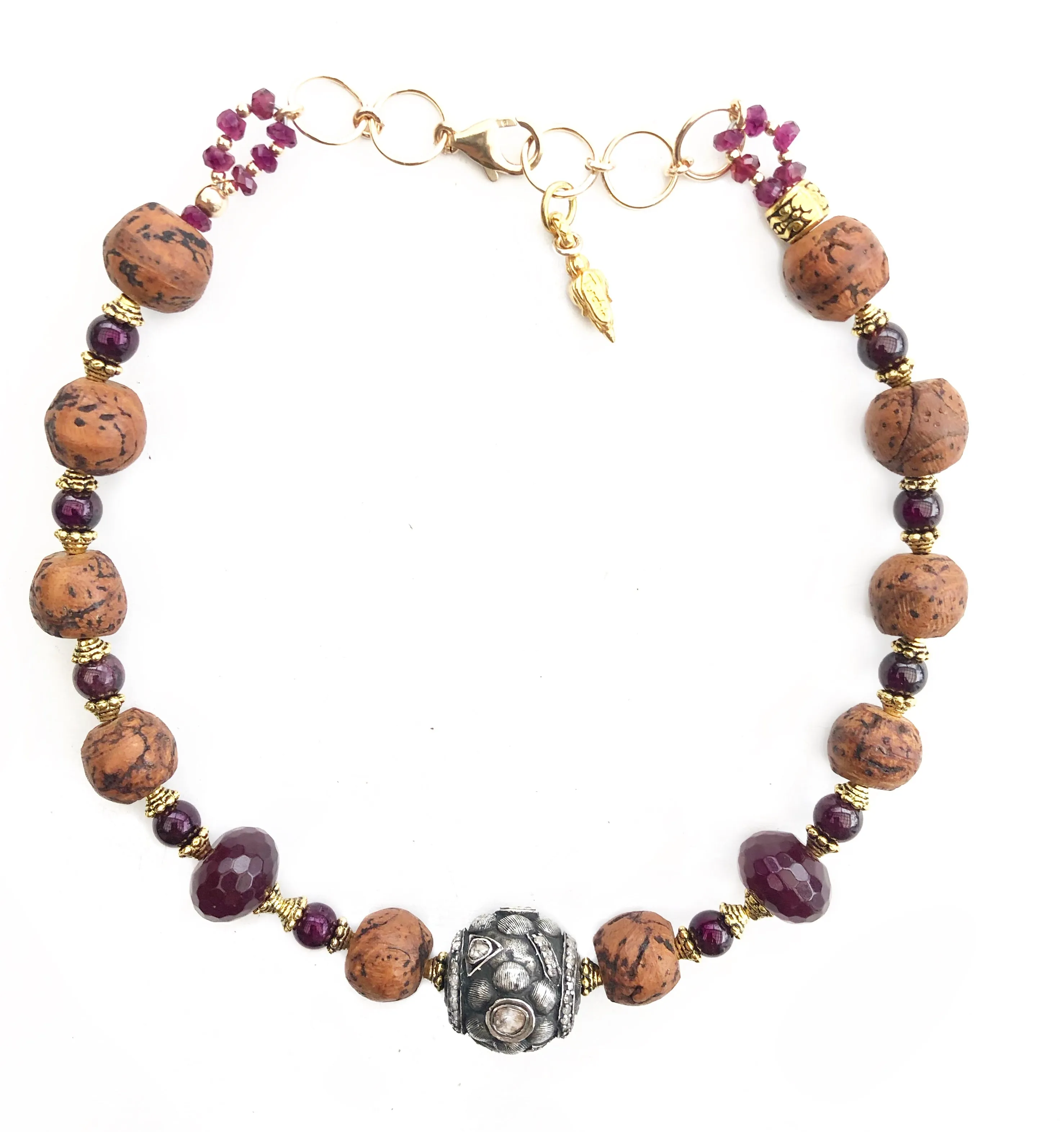 Diamond Bead & Bohdi Choker