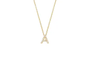 Diamond Initial Necklace