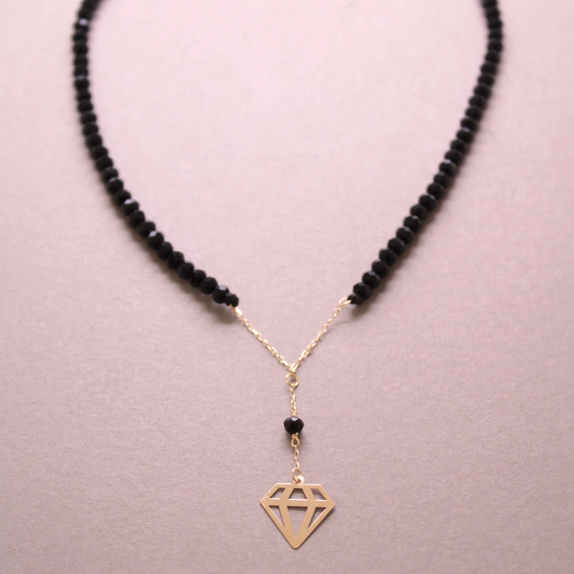 Diamond Onyx Choker