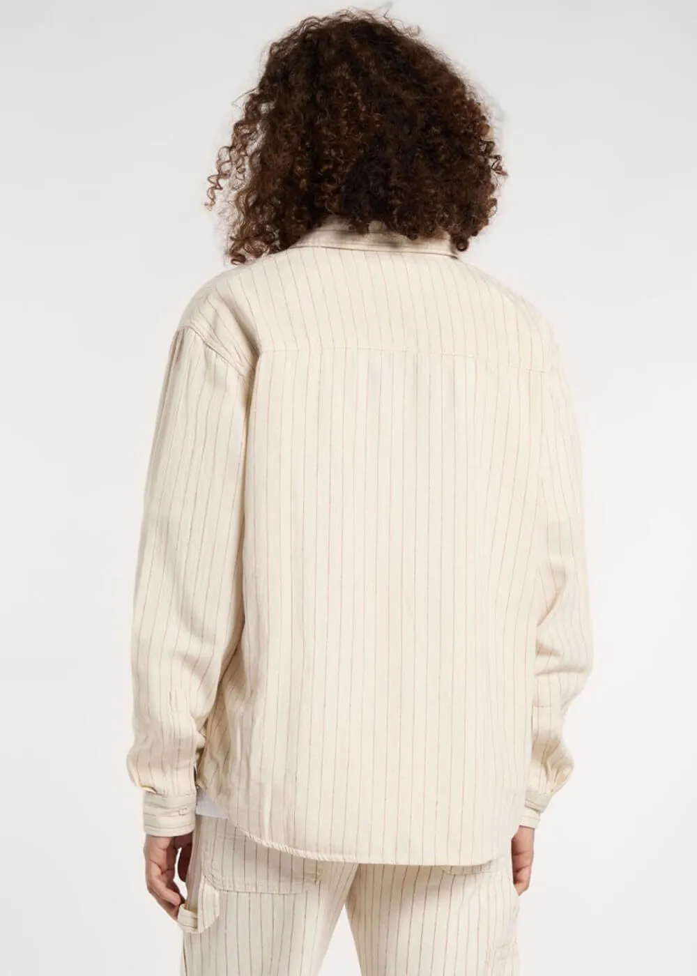 Dickies Service Stripe Shirt Egret Cream