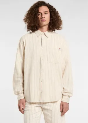 Dickies Service Stripe Shirt Egret Cream