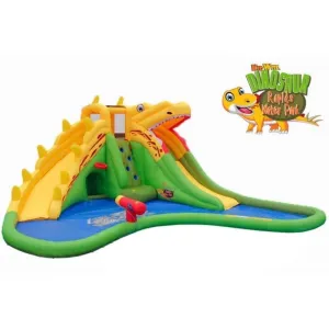 Dinosaur Rapids Water Park Backyard Inflatable