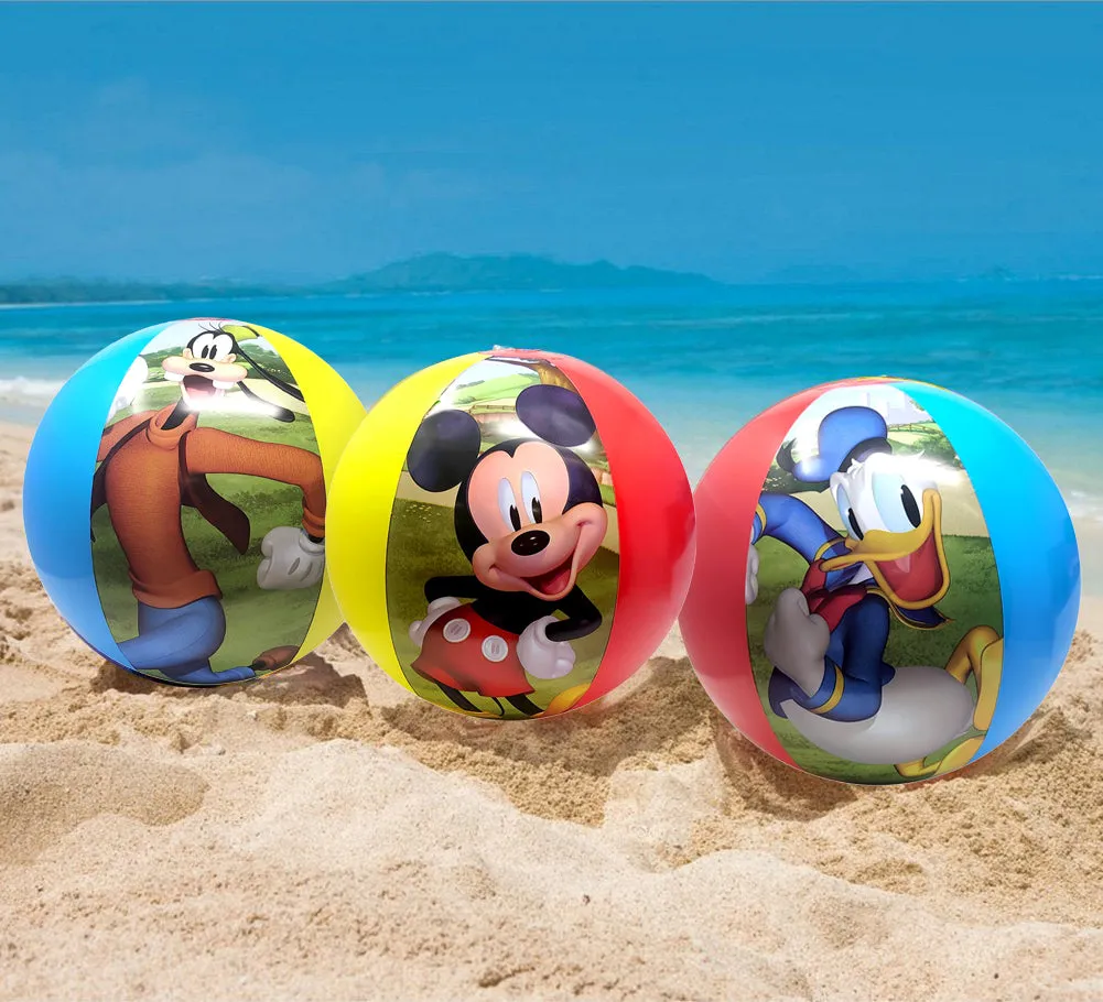 Disney Mickey Mouse & Friends Inflatable Beach Ball 3  (3 Pack)