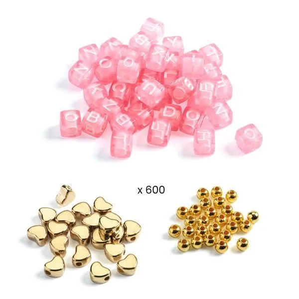Djeco Alphabet beads / Gold
