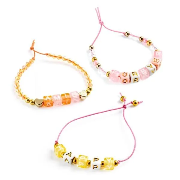 Djeco Alphabet beads / Gold