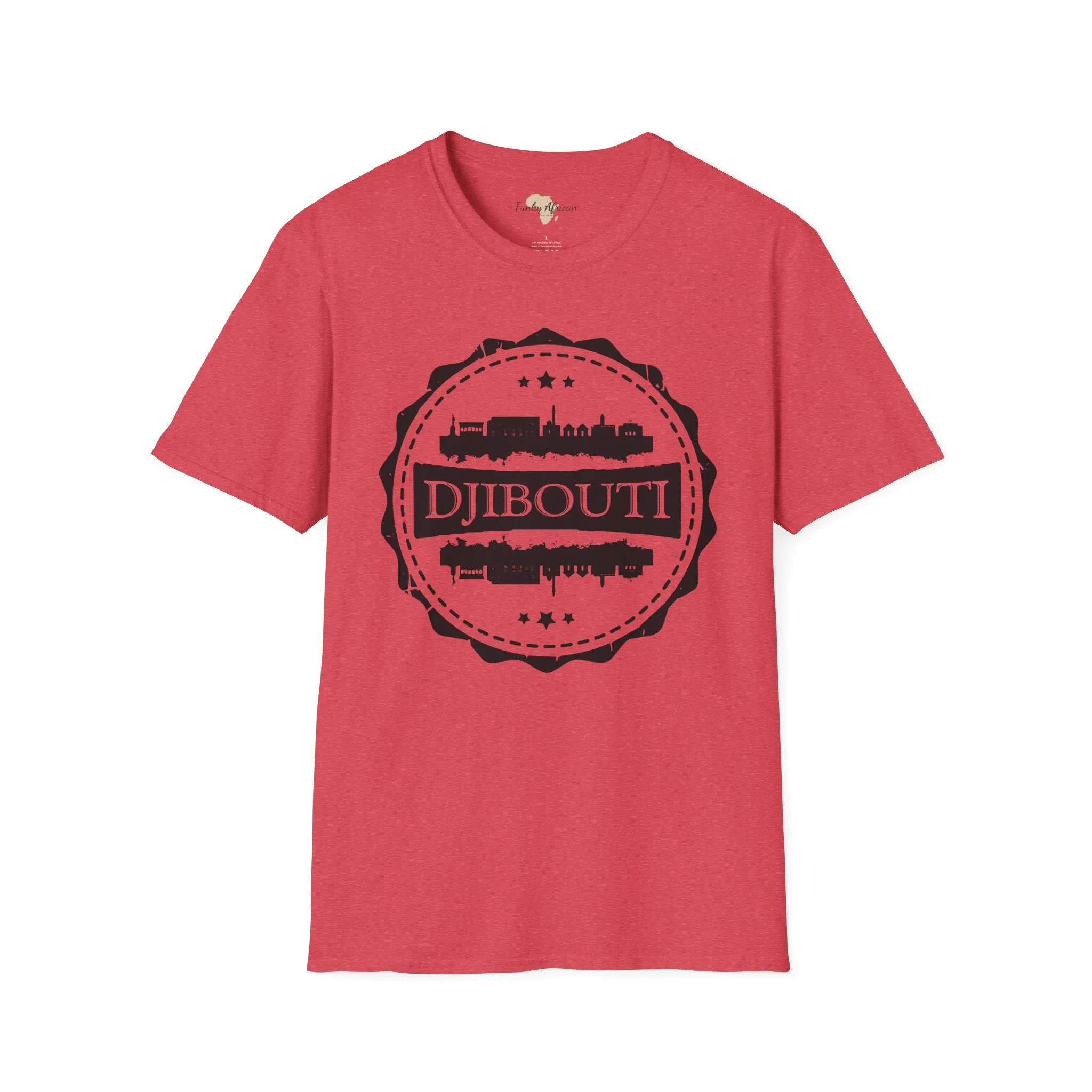 Djibouti Stamp unisex tee