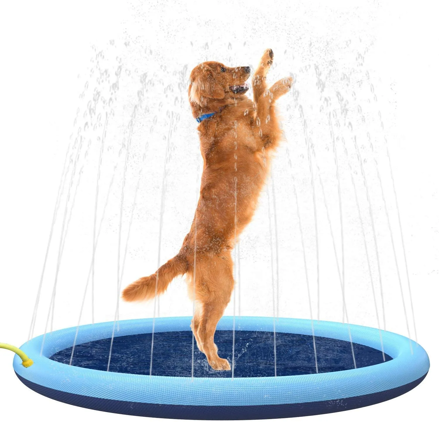 Dog Pool with Sprinklers | Summer Outdoor Water Play Mat