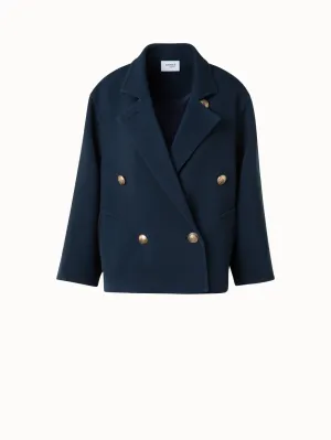 Double-Breasted Wool Pea Coat