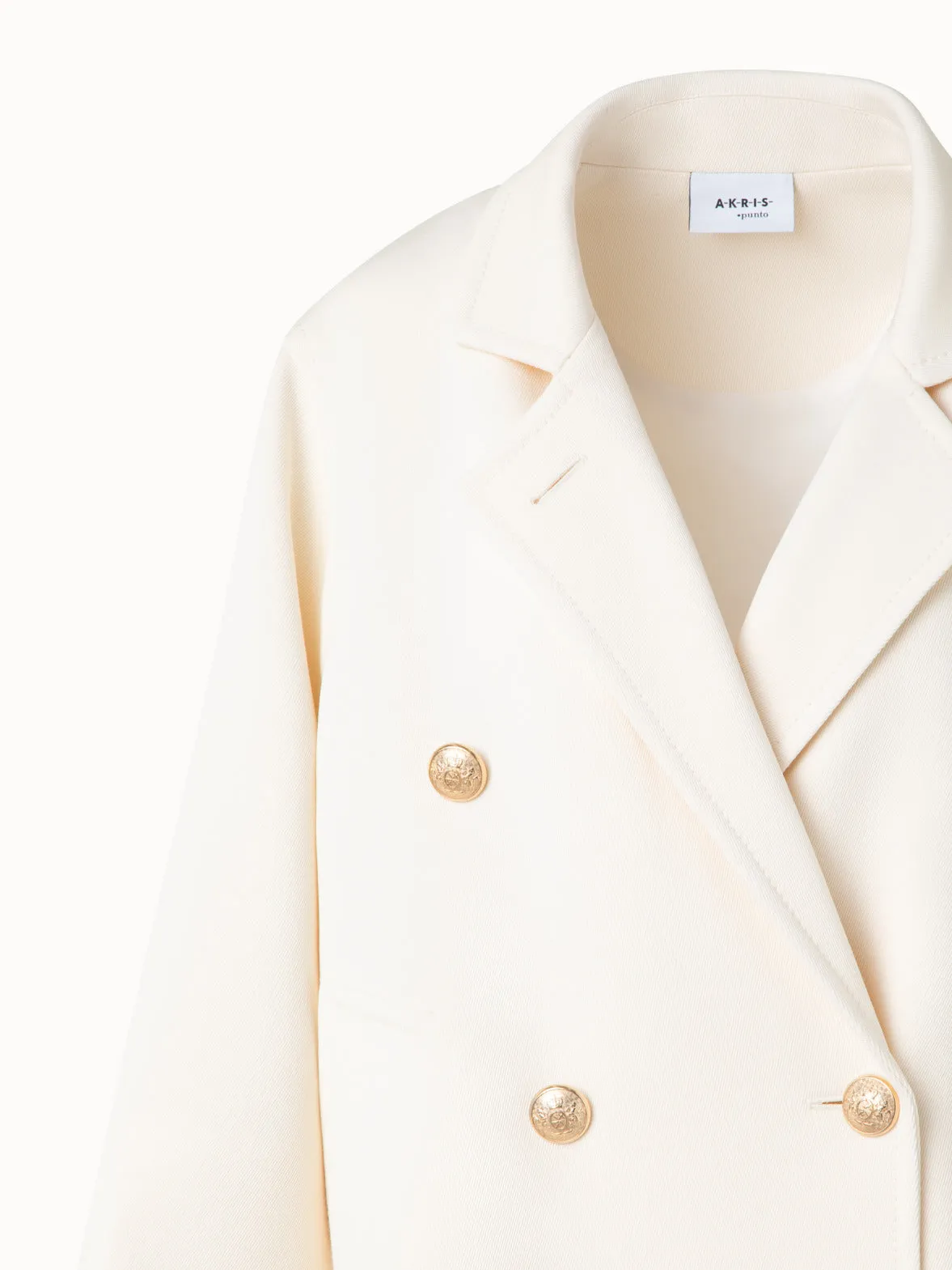 Double-Breasted Wool Pea Coat