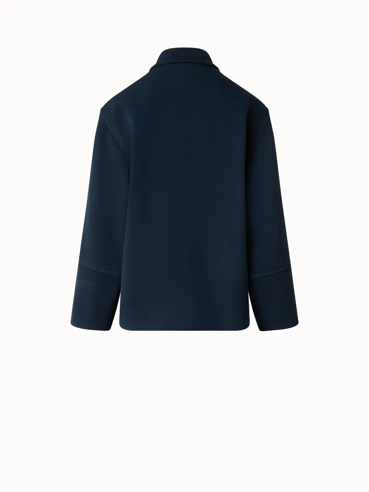 Double-Breasted Wool Pea Coat