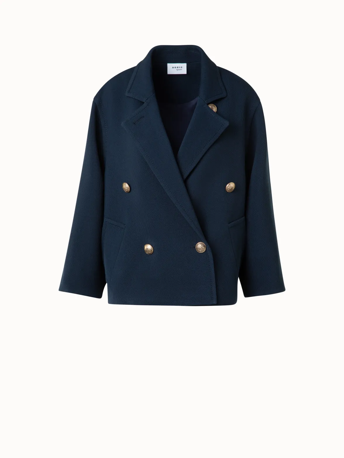 Double-Breasted Wool Pea Coat