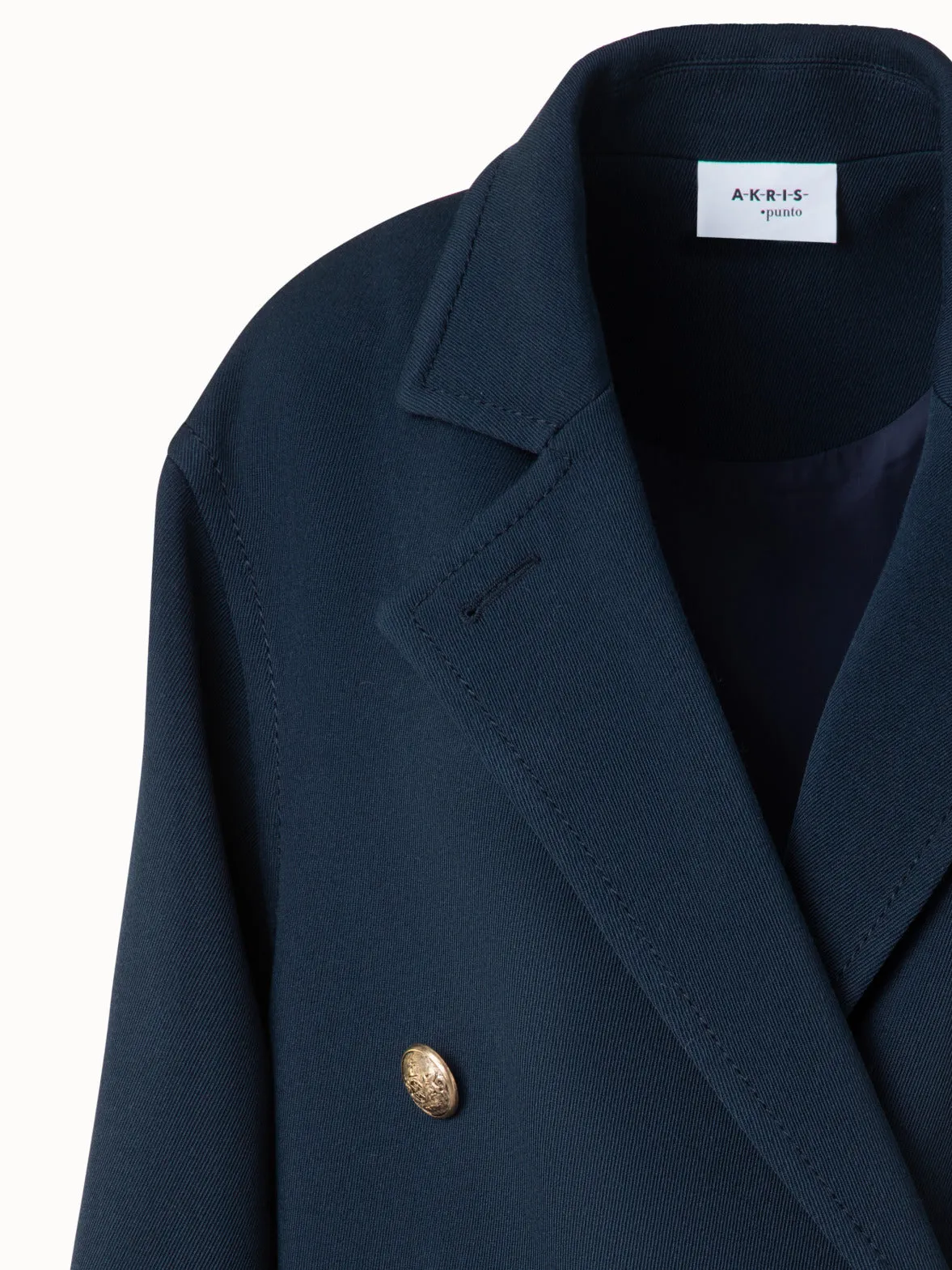 Double-Breasted Wool Pea Coat