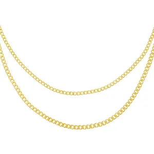 Double Chain Cuban Necklace
