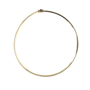 Double Sided Gold Collar Necklace