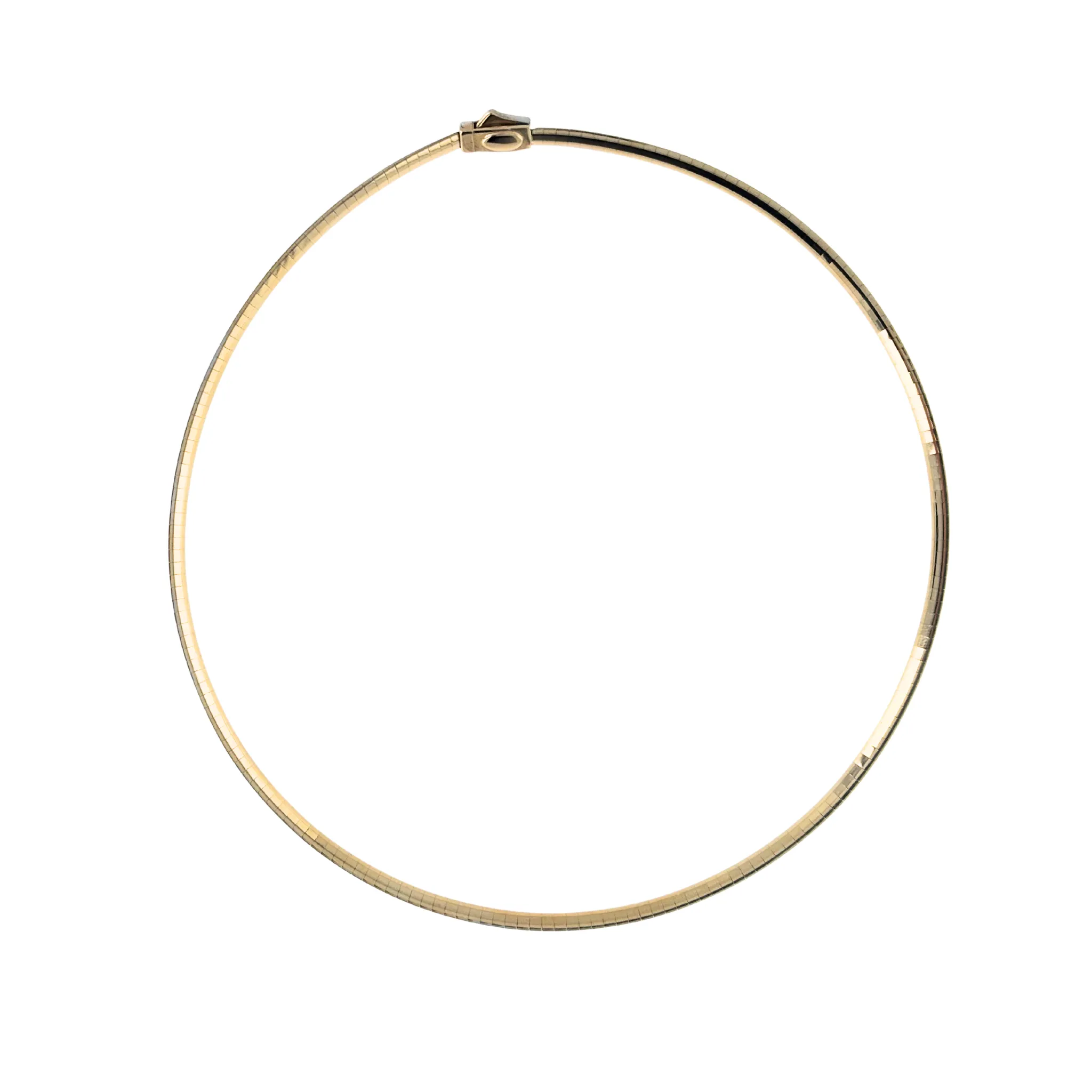 Double Sided Gold Collar Necklace