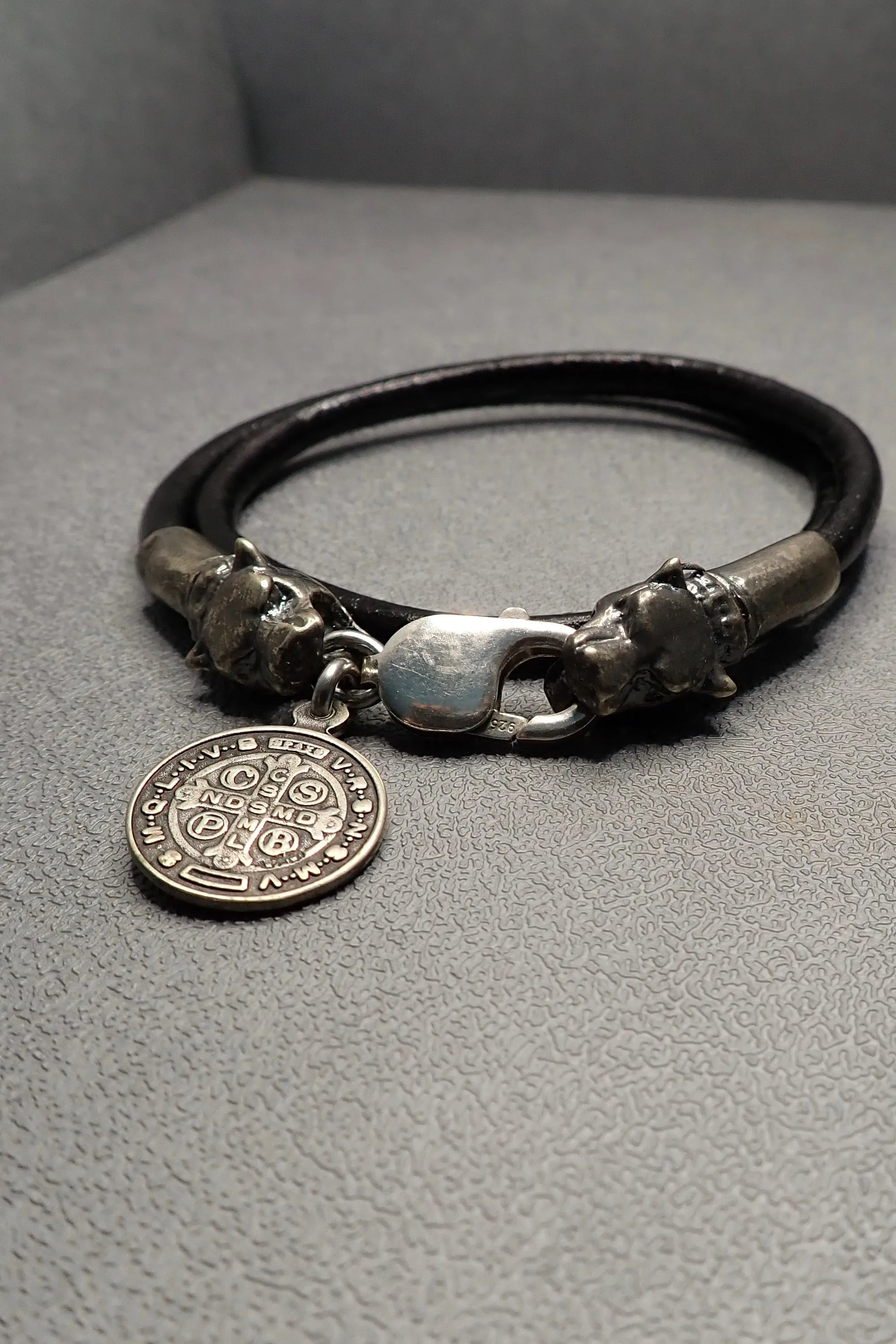DOUBLE WRAP LEATHER BRACELET