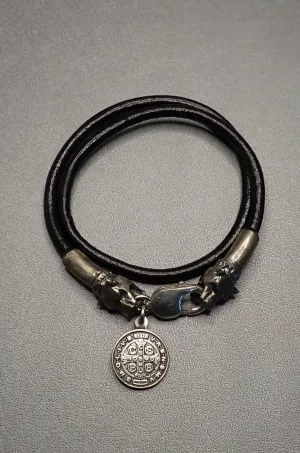 DOUBLE WRAP LEATHER BRACELET