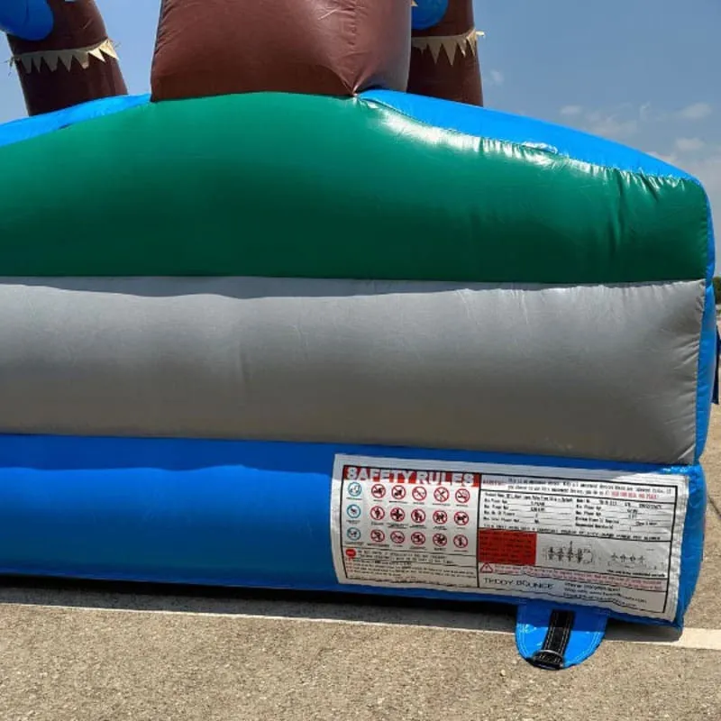 Dual Lane Dura-Lite Palm Tree Slip n Splash