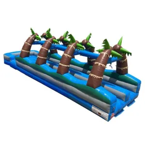 Dual Lane Dura-Lite Palm Tree Slip n Splash