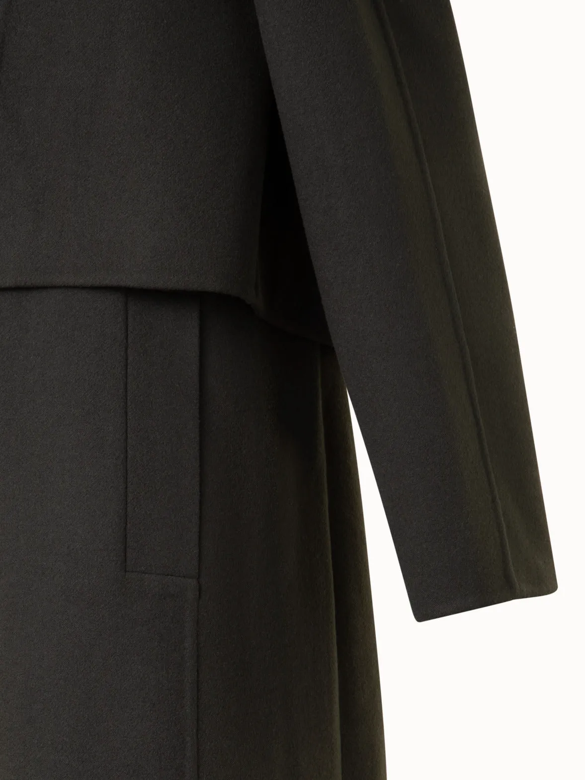 Duo Coat - Cashmere Vest and Bolero Jacket