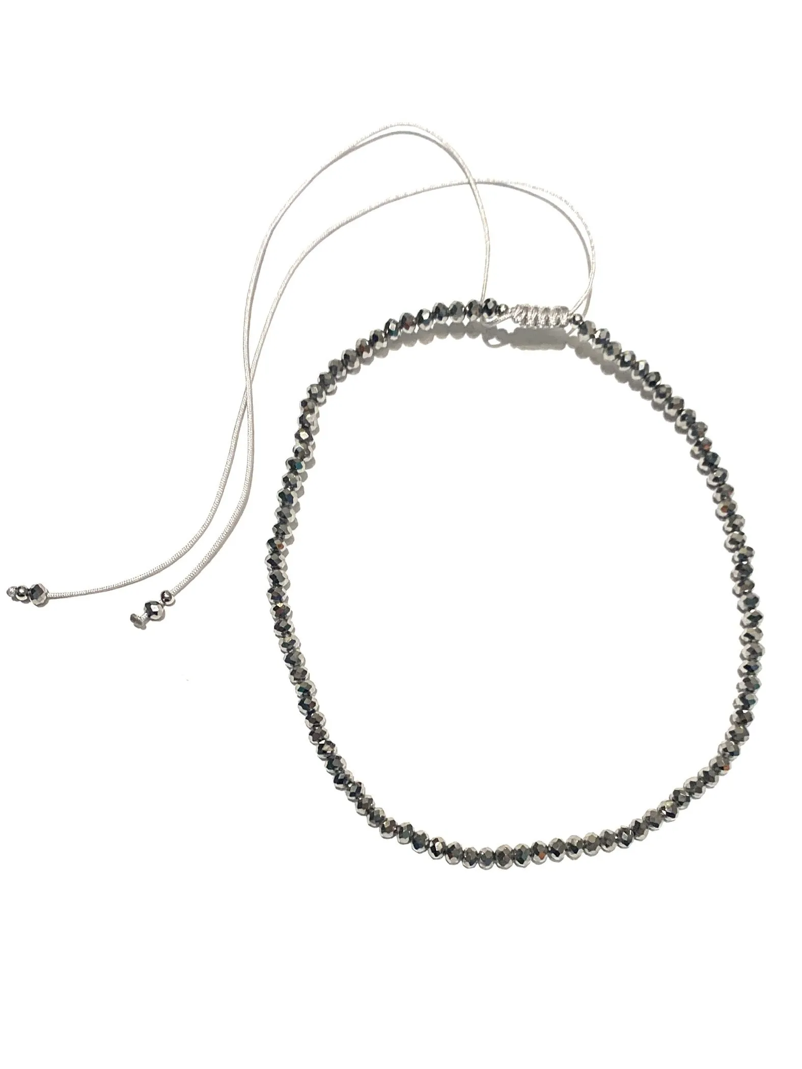E-HC DESIGNS- Full Crystal Adjustable Choker (many colors available)