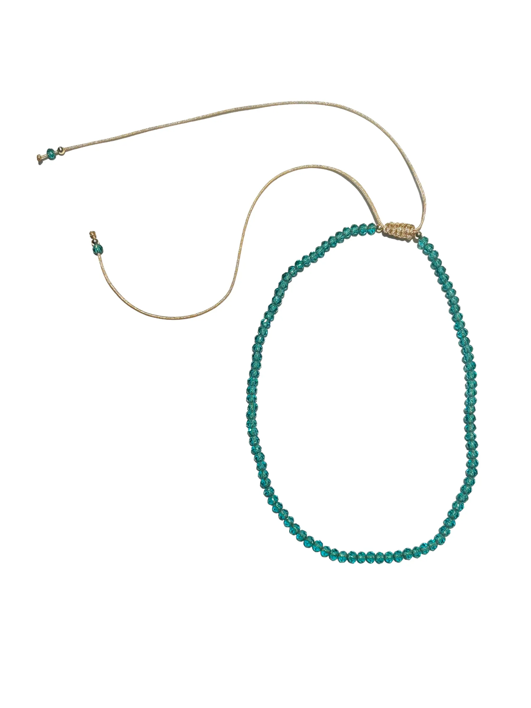 E-HC DESIGNS- Full Crystal Adjustable Choker (many colors available)