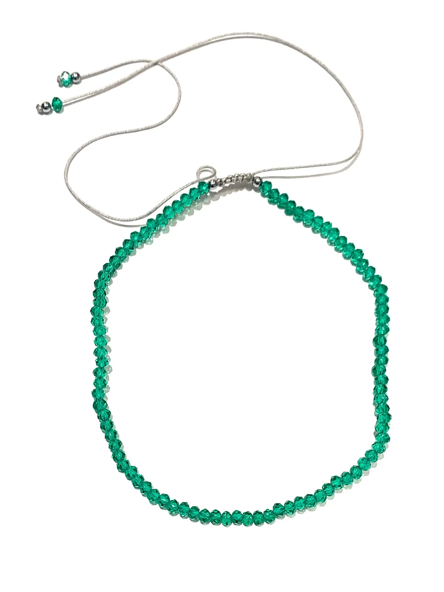 E-HC DESIGNS- Full Crystal Adjustable Choker (many colors available)