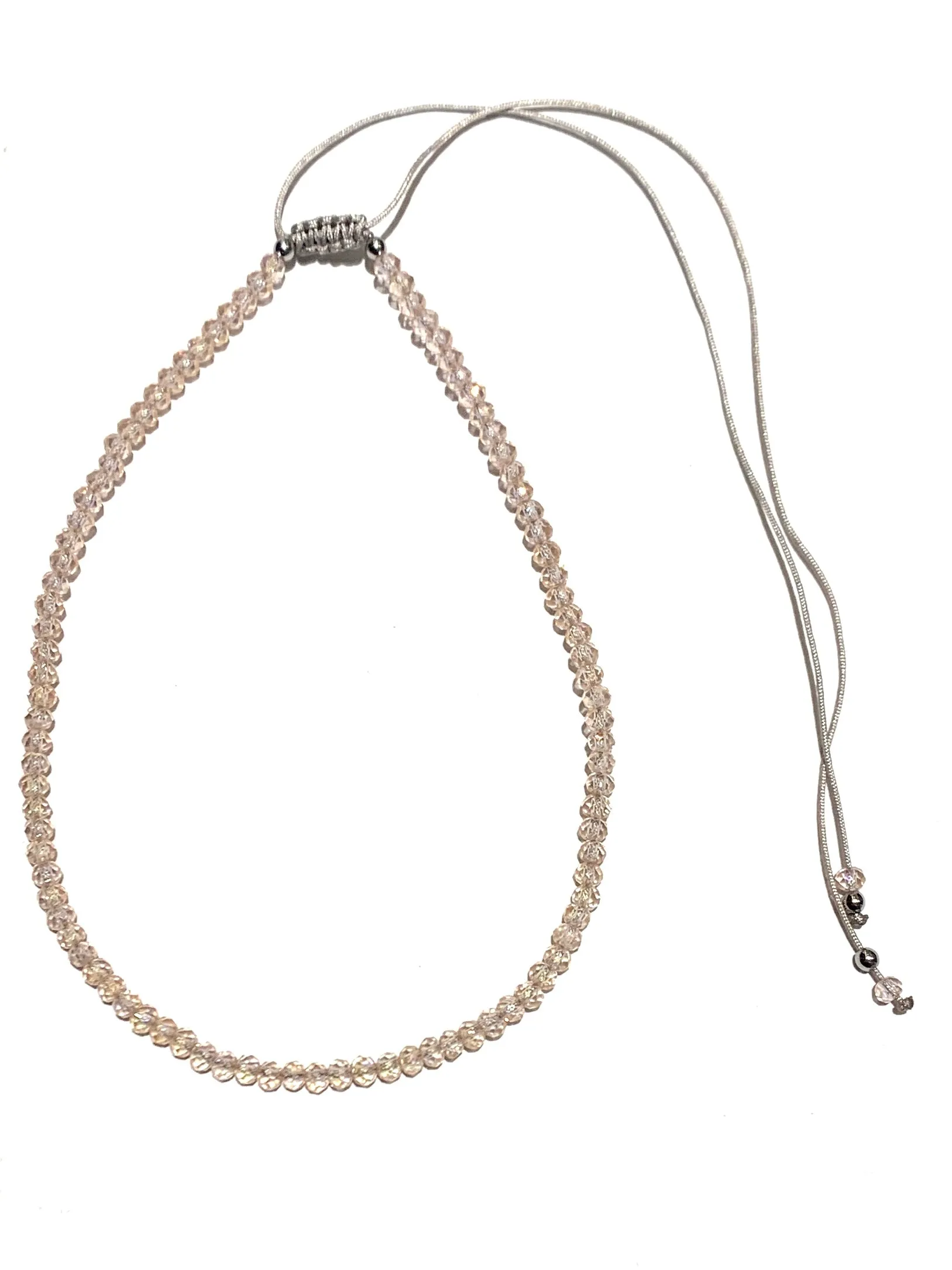 E-HC DESIGNS- Full Crystal Adjustable Choker (many colors available)