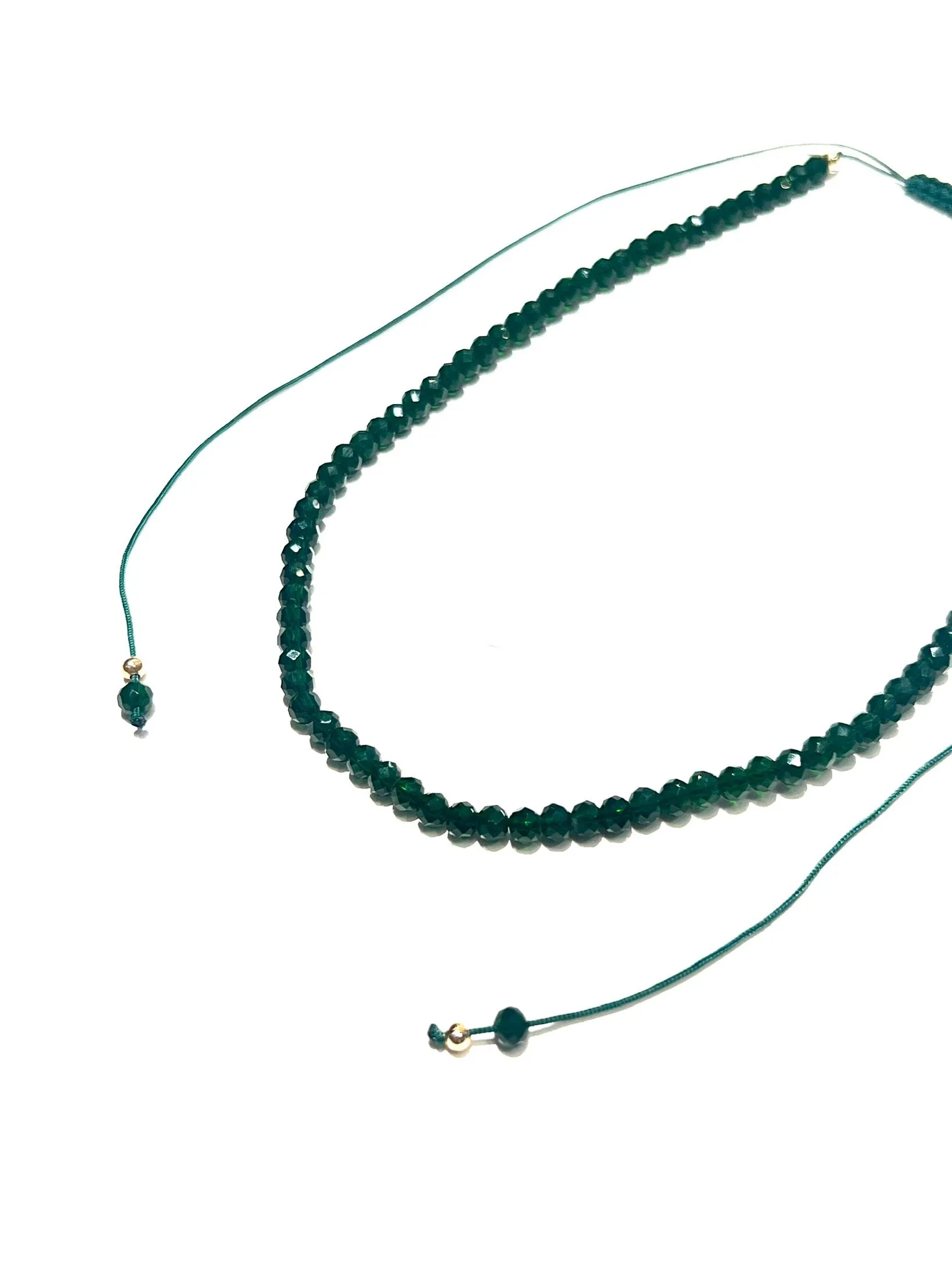 E-HC DESIGNS- Full Crystal Adjustable Choker (many colors available)