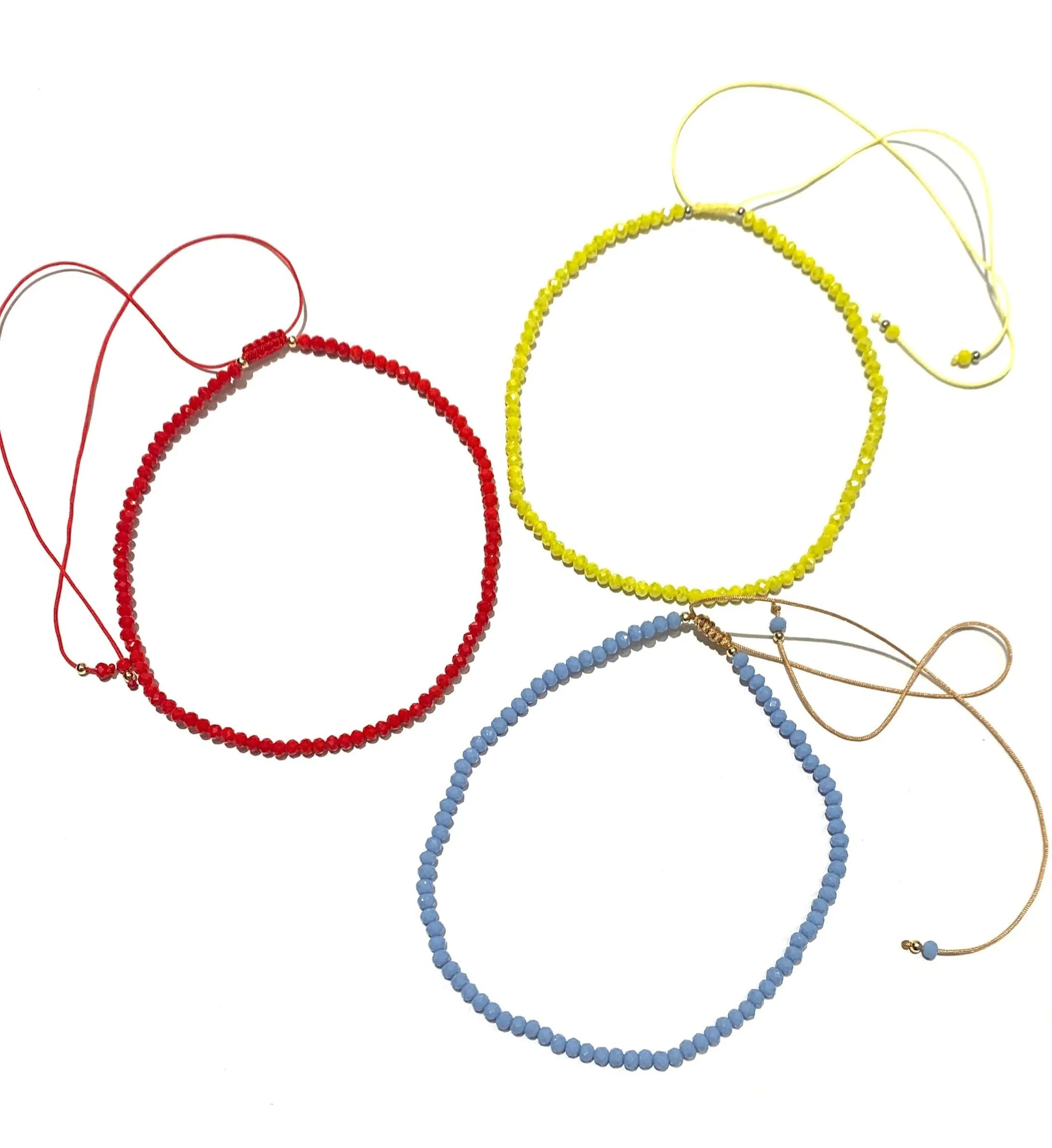 E-HC DESIGNS- Full Crystal Adjustable Choker (many colors available)