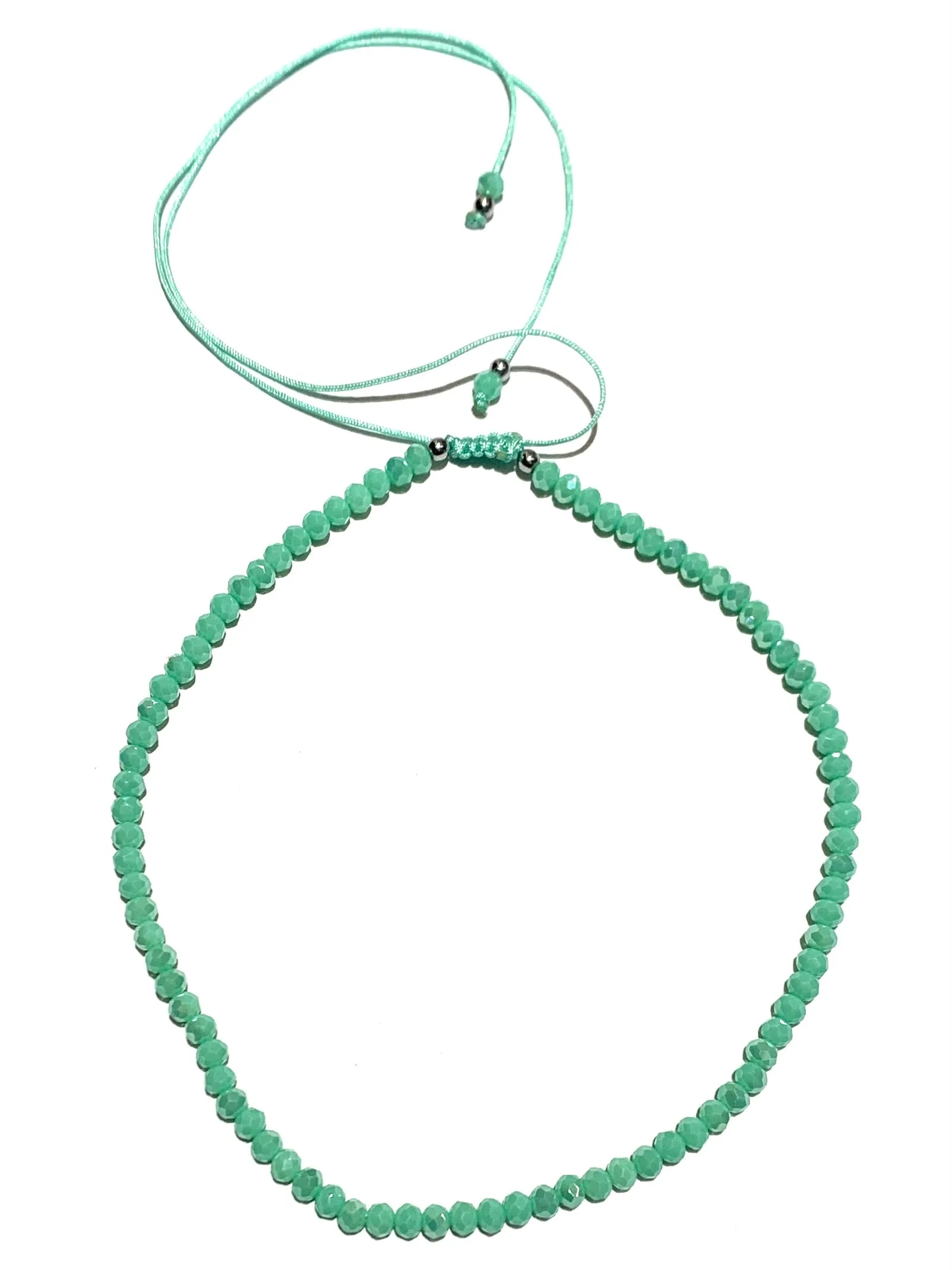 E-HC DESIGNS- Full Crystal Adjustable Choker (many colors available)