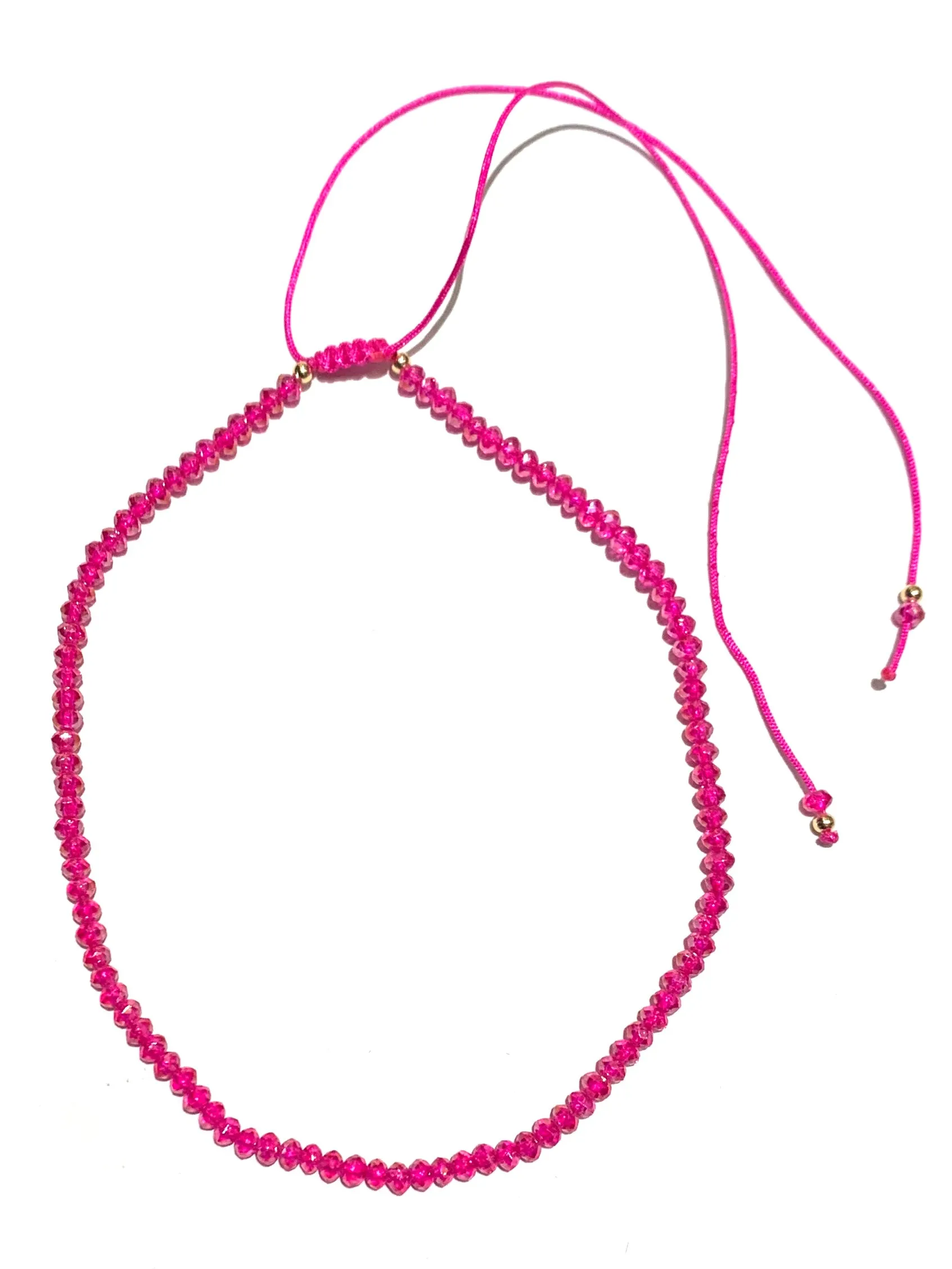 E-HC DESIGNS- Full Crystal Adjustable Choker (many colors available)