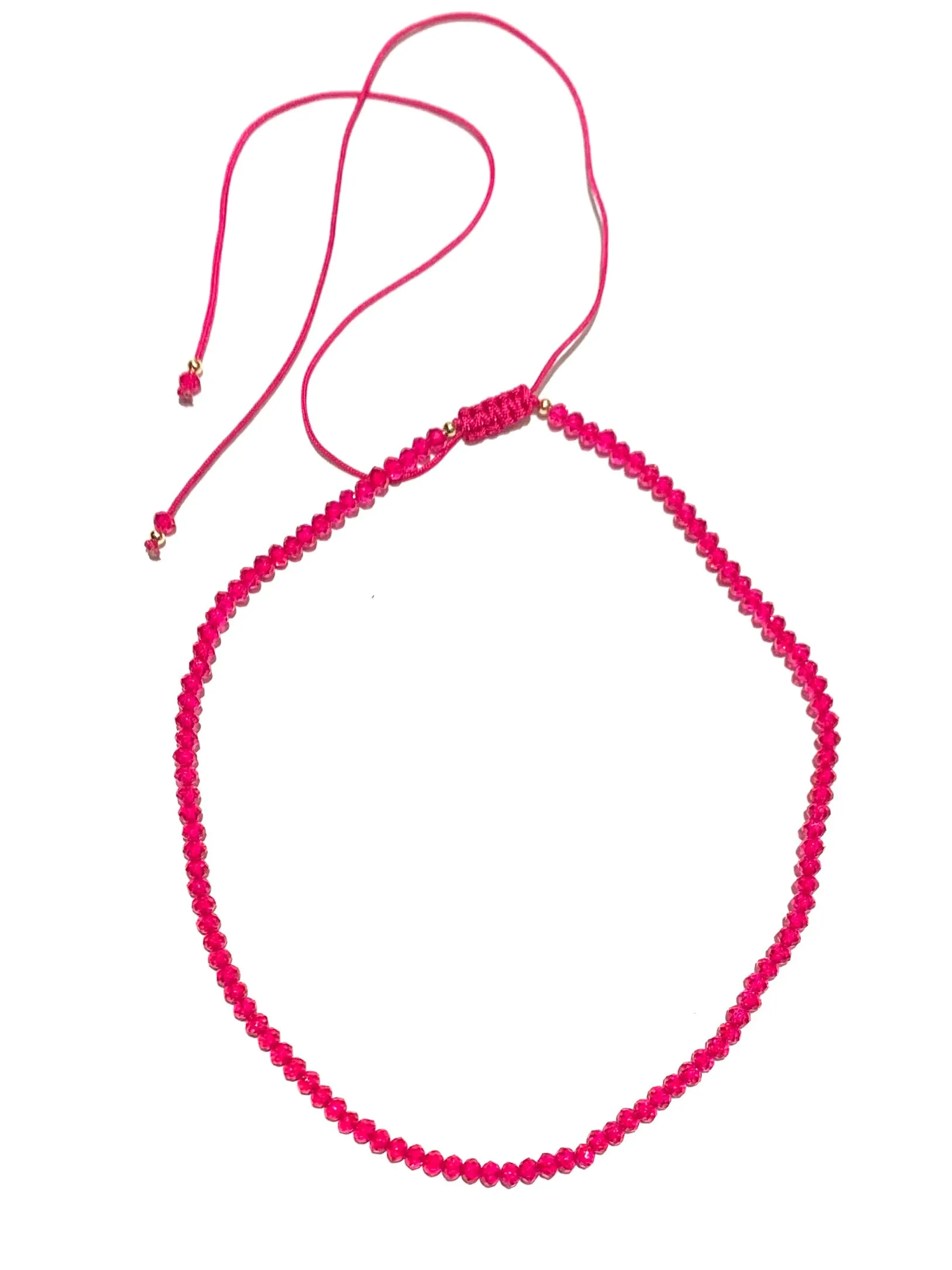 E-HC DESIGNS- Full Crystal Adjustable Choker (many colors available)