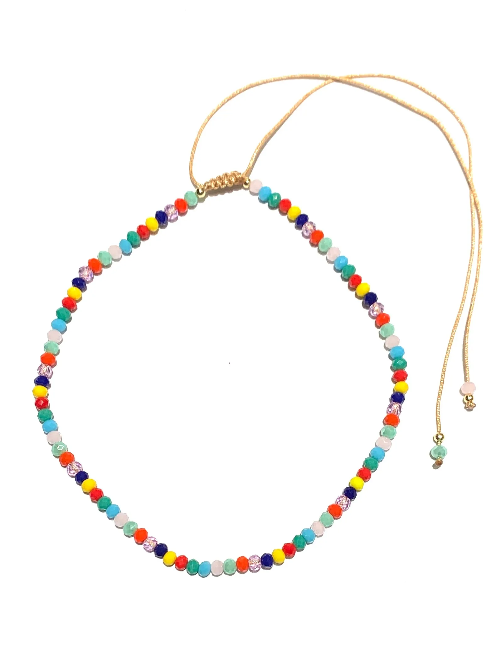 E-HC DESIGNS- Full Crystal Adjustable Choker (many colors available)