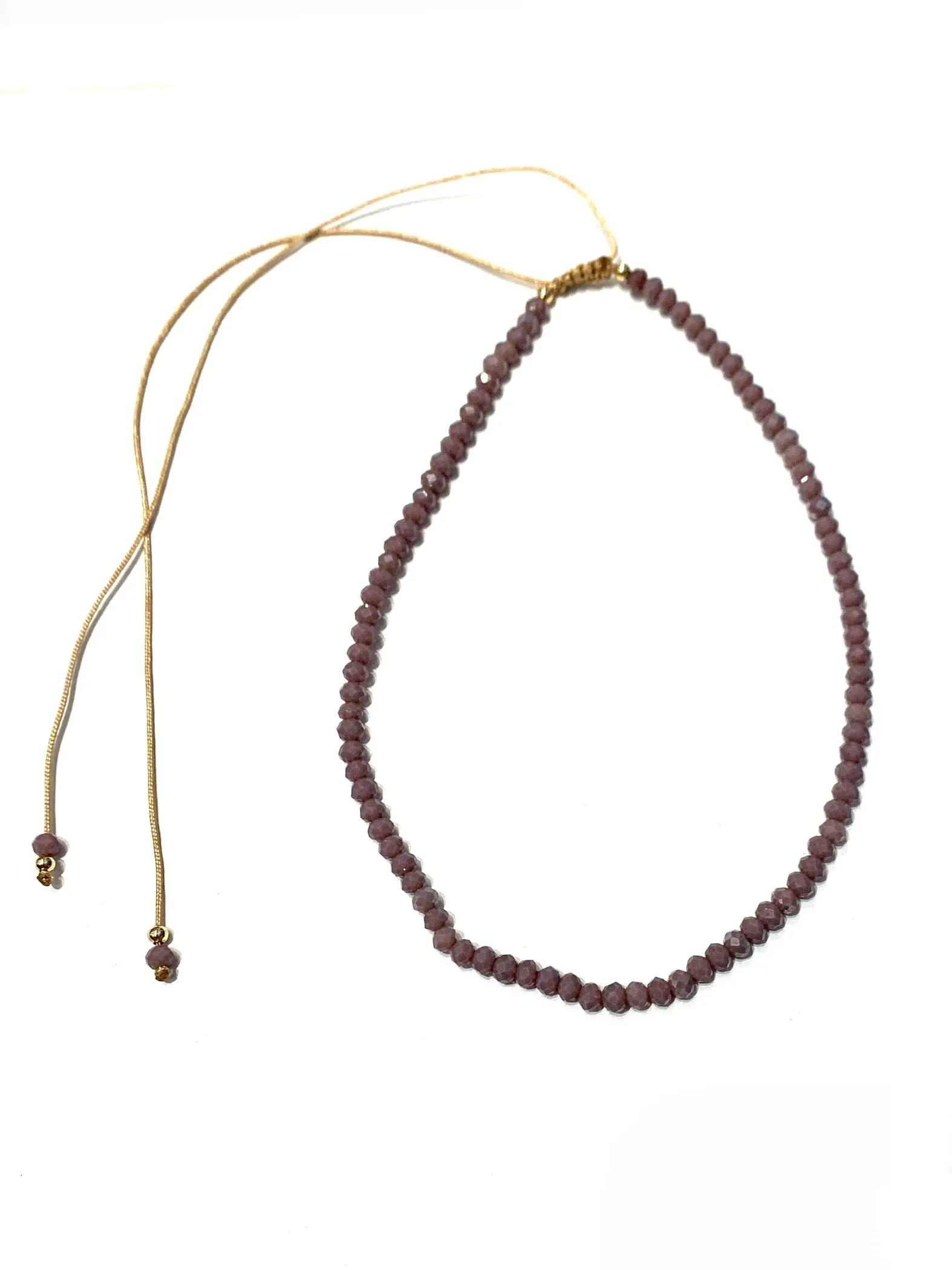 E-HC DESIGNS- Full Crystal Adjustable Choker (many colors available)