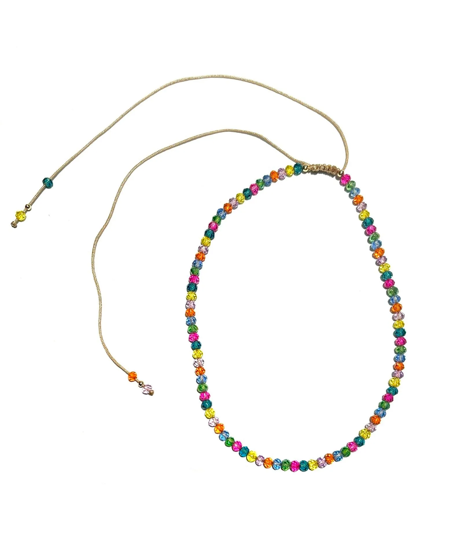 E-HC DESIGNS- Full Crystal Adjustable Choker (many colors available)