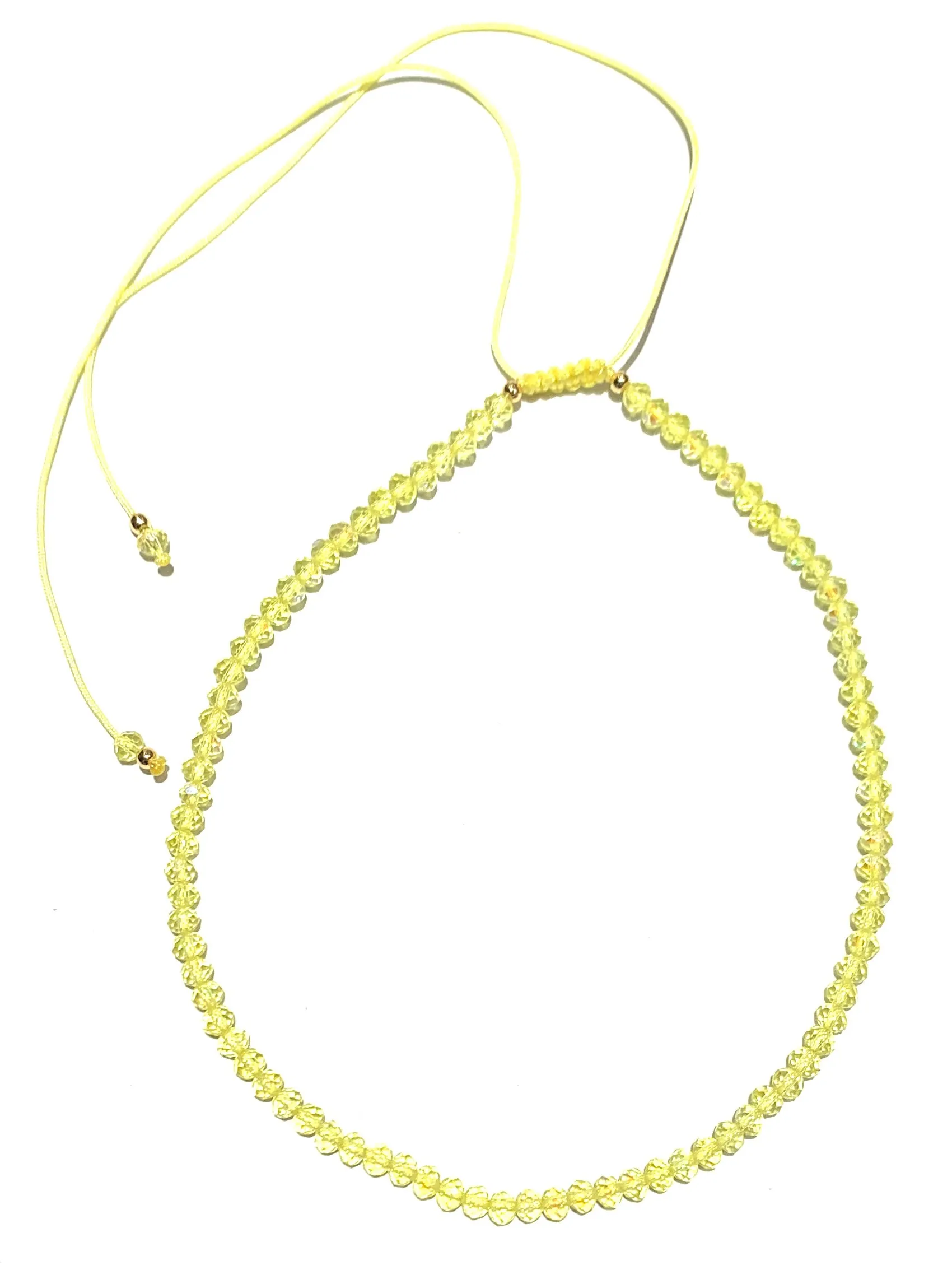 E-HC DESIGNS- Full Crystal Adjustable Choker (many colors available)