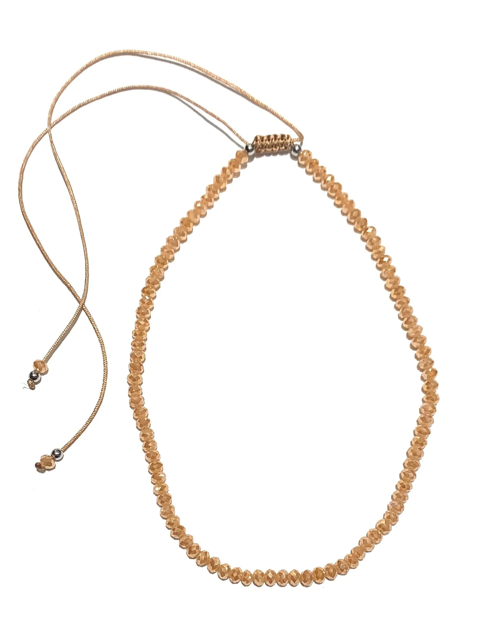 E-HC DESIGNS- Full Crystal Adjustable Choker (many colors available)
