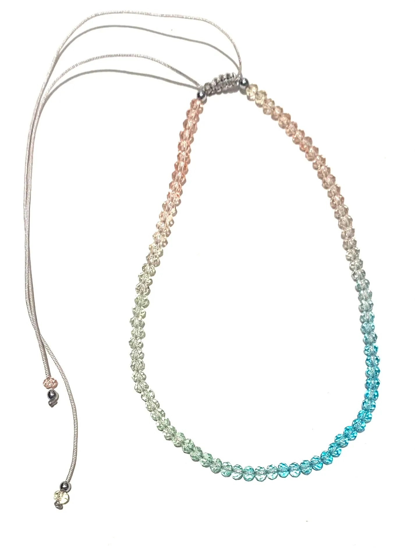 E-HC DESIGNS- Full Crystal Adjustable Choker (many colors available)